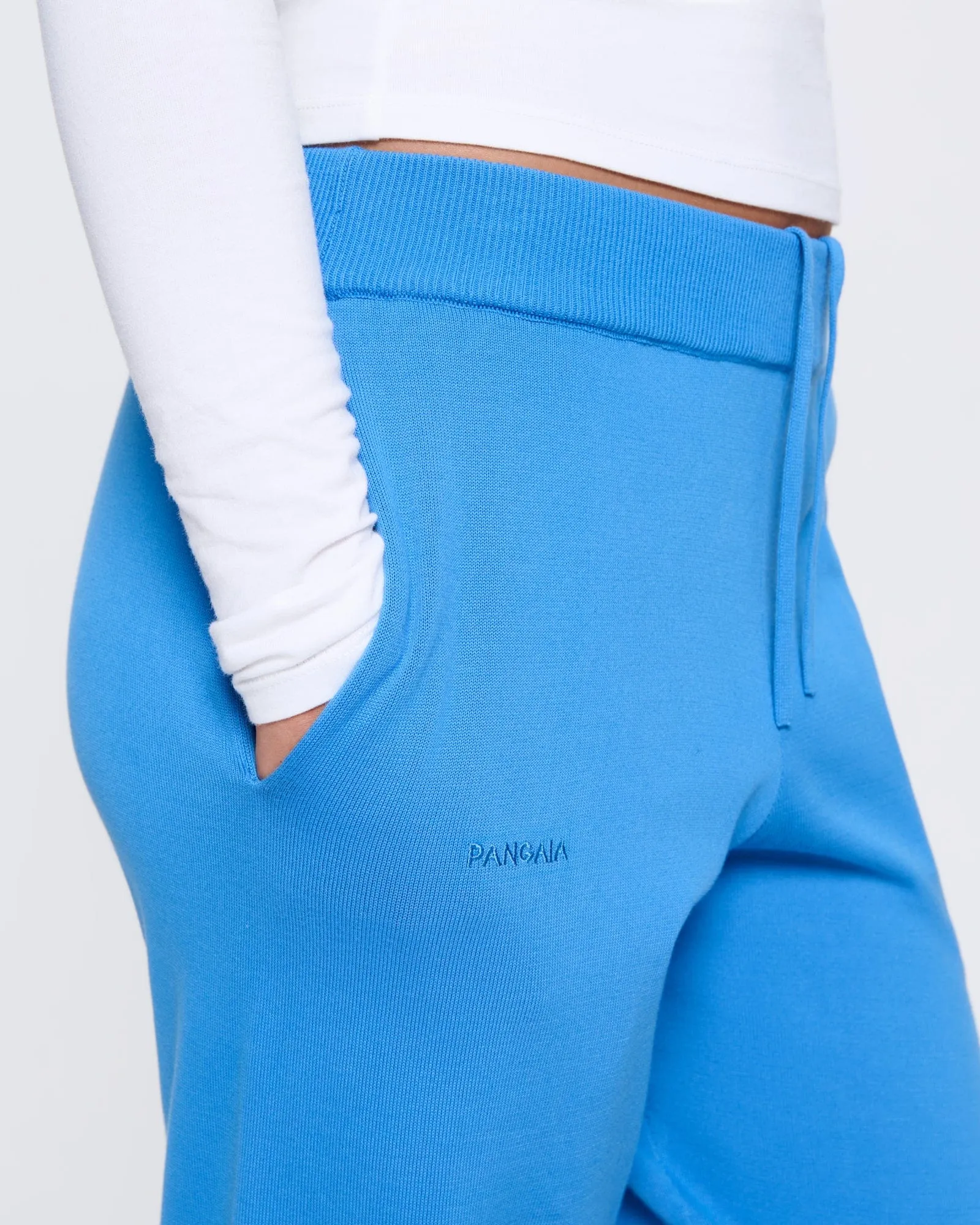 Womens DNA Knitted Track Pants—geyser blue sold by Pangaia product image thumbnail 4