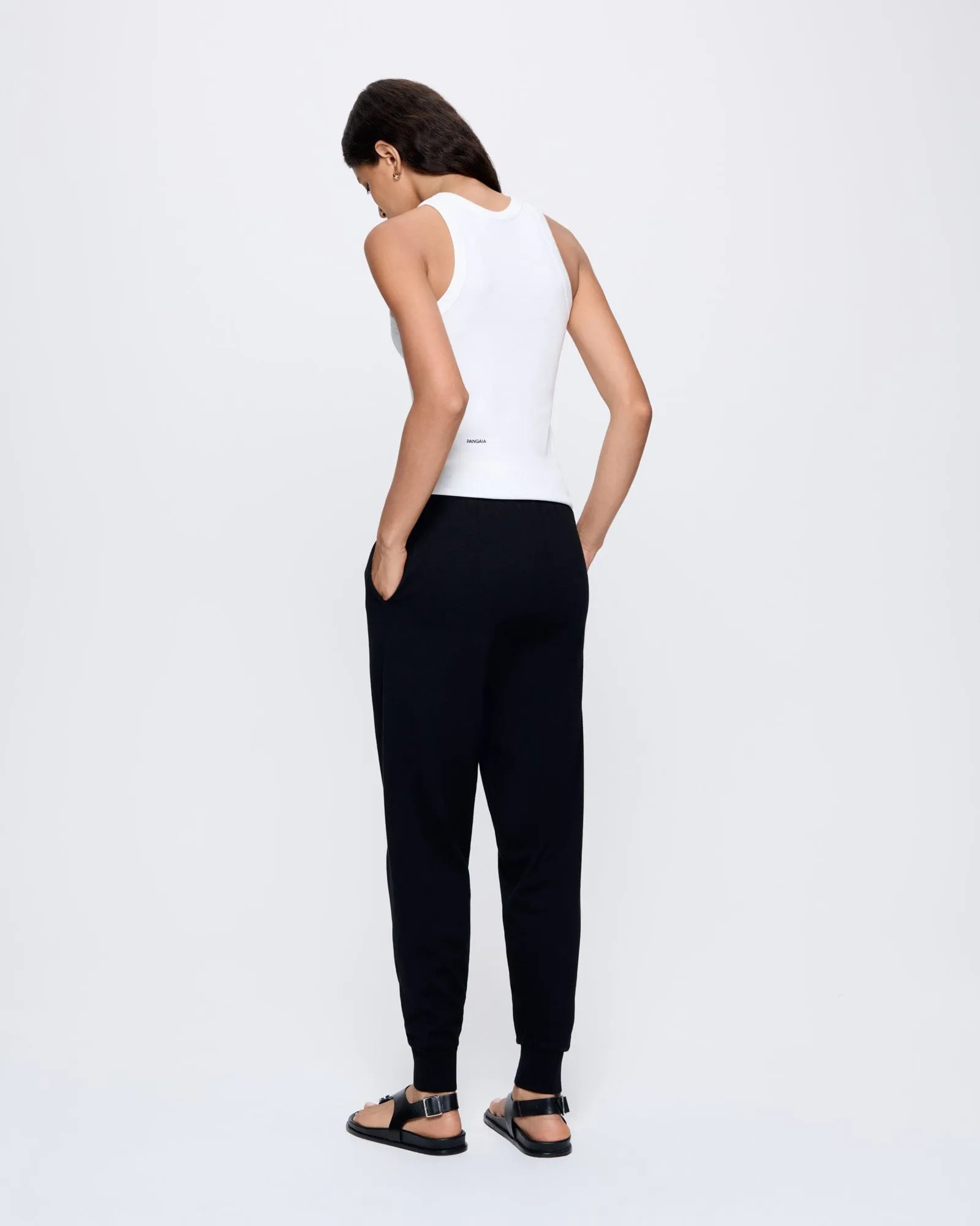 Womens DNA Knitted Track Pants—black sold by Pangaia product image thumbnail 4