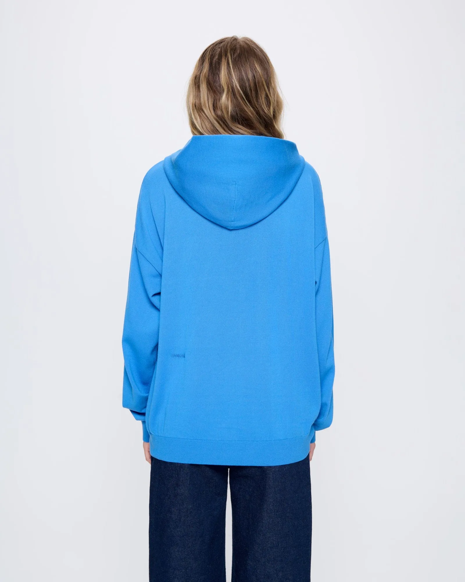 Womens DNA Knitted Hoodie—geyser blue sold by Pangaia product image thumbnail 5