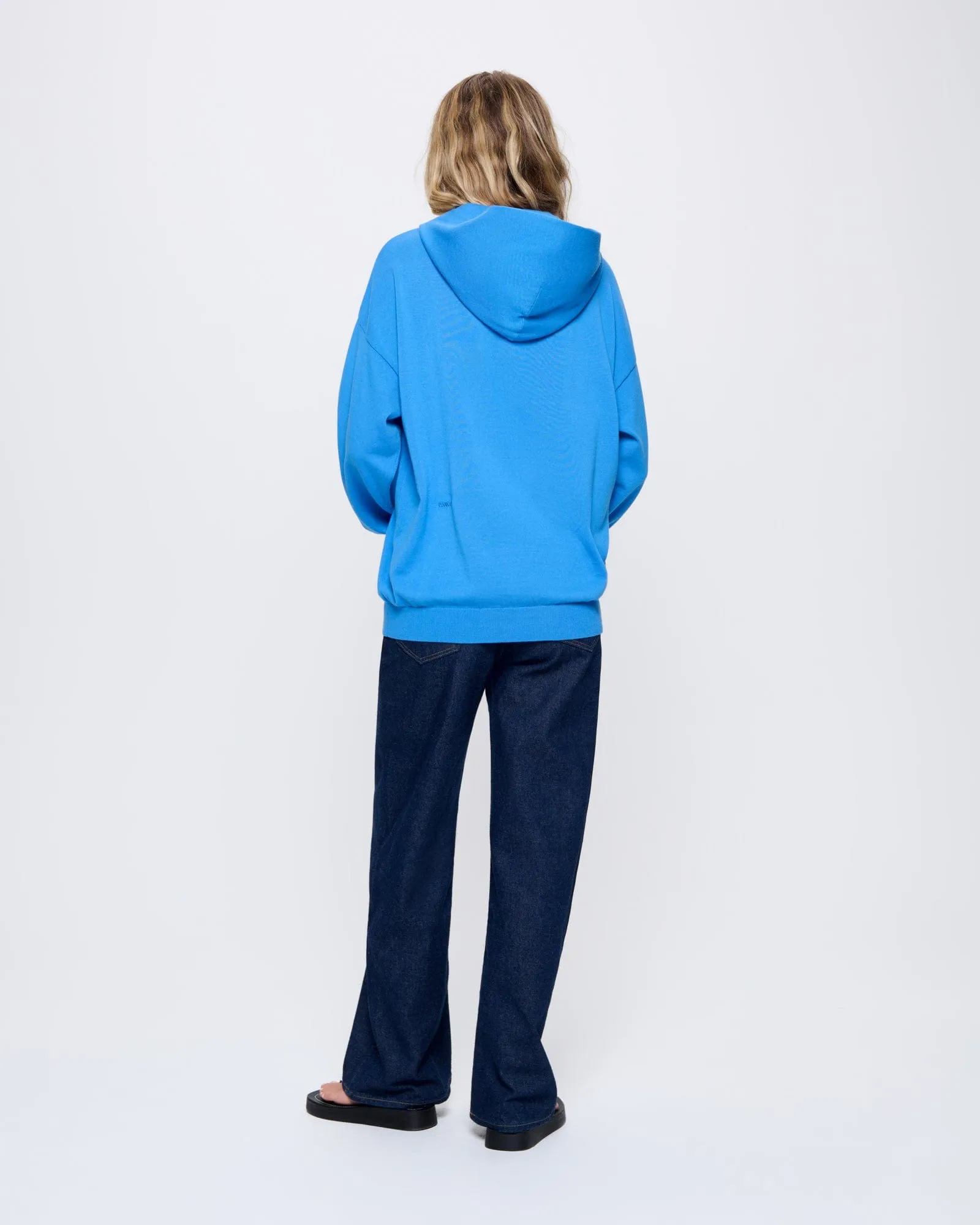 Womens DNA Knitted Hoodie—geyser blue sold by Pangaia product image thumbnail 4