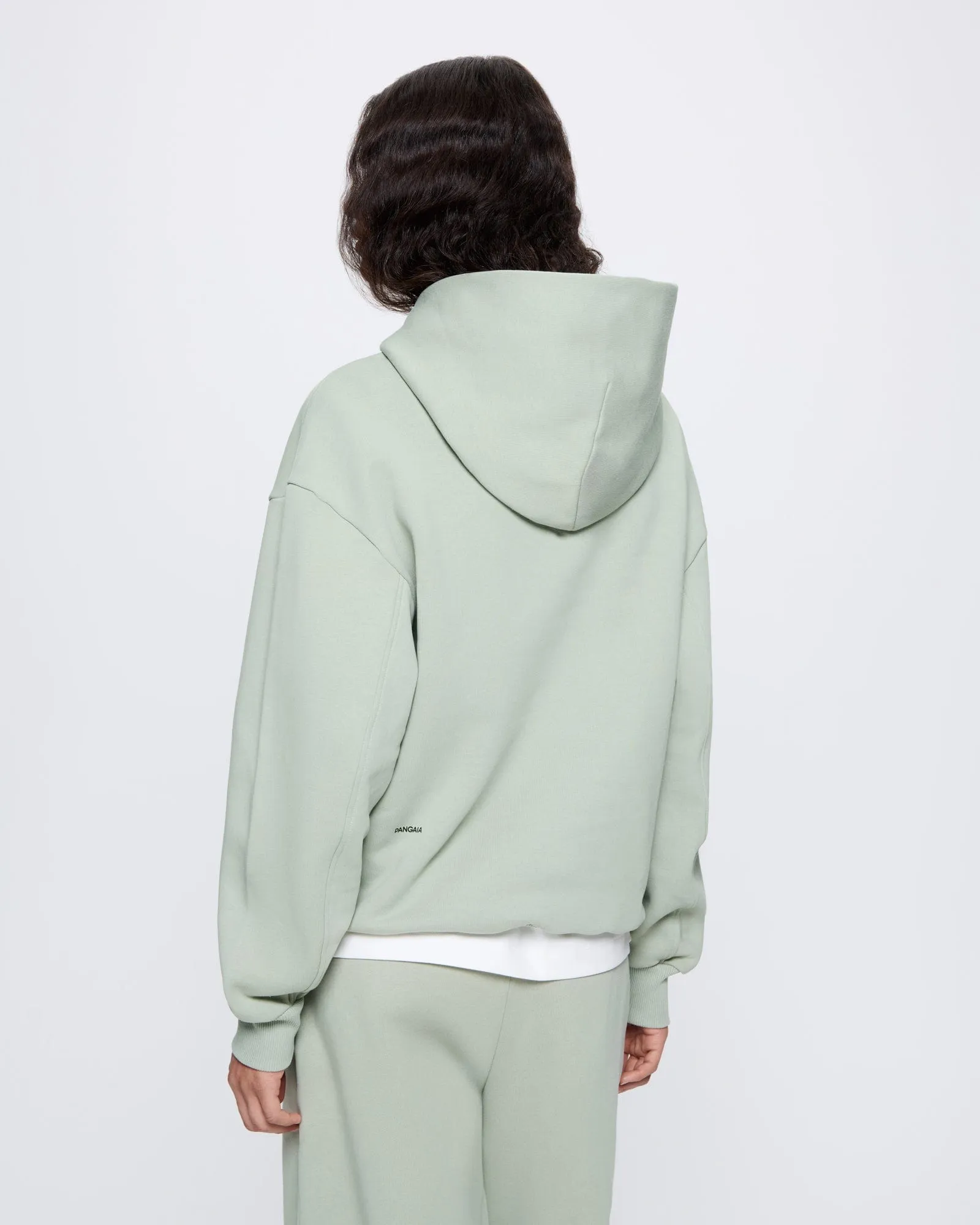 Archive Womens DNA Hoodie—moss green sold by Pangaia product image thumbnail 4