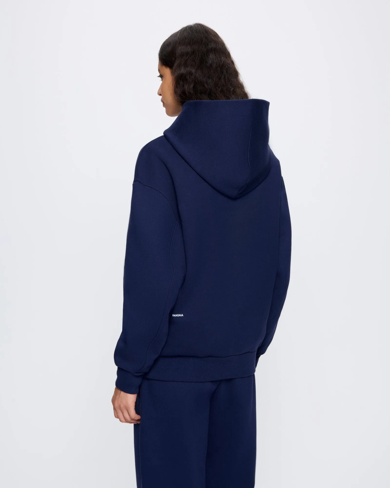 Archive Womens DNA Hoodie—navy sold by Pangaia product image thumbnail 5