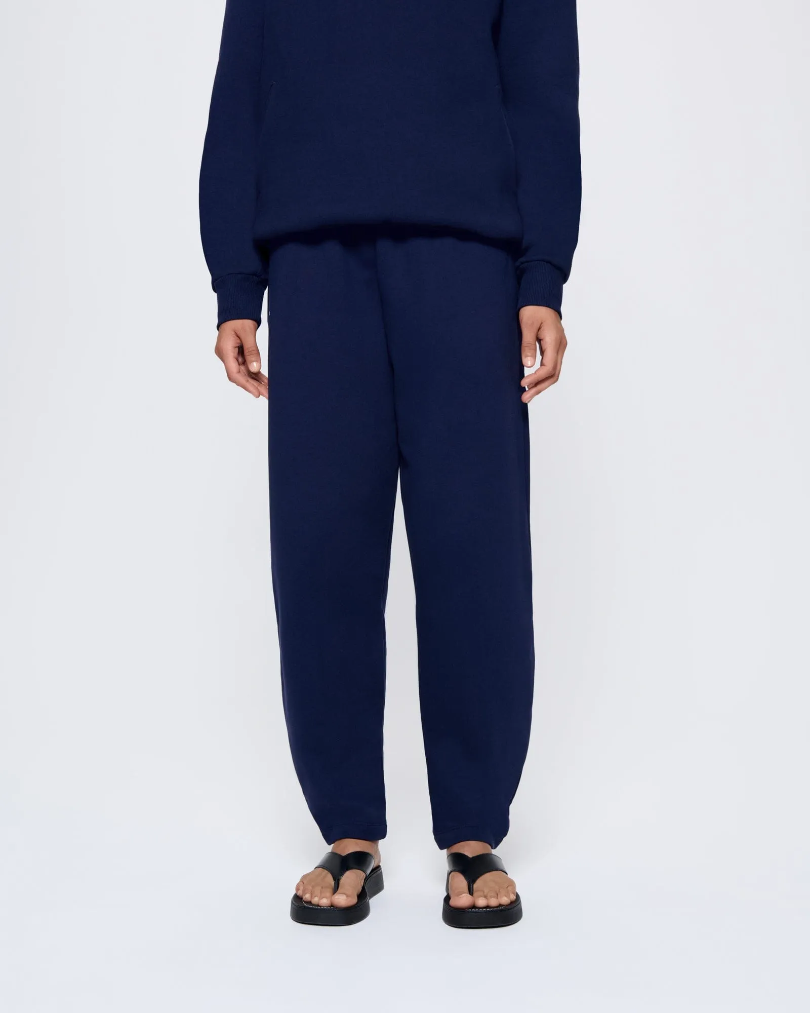 Archive Womens DNA Barrel-Leg Track Pants—navy sold by Pangaia product image thumbnail 3
