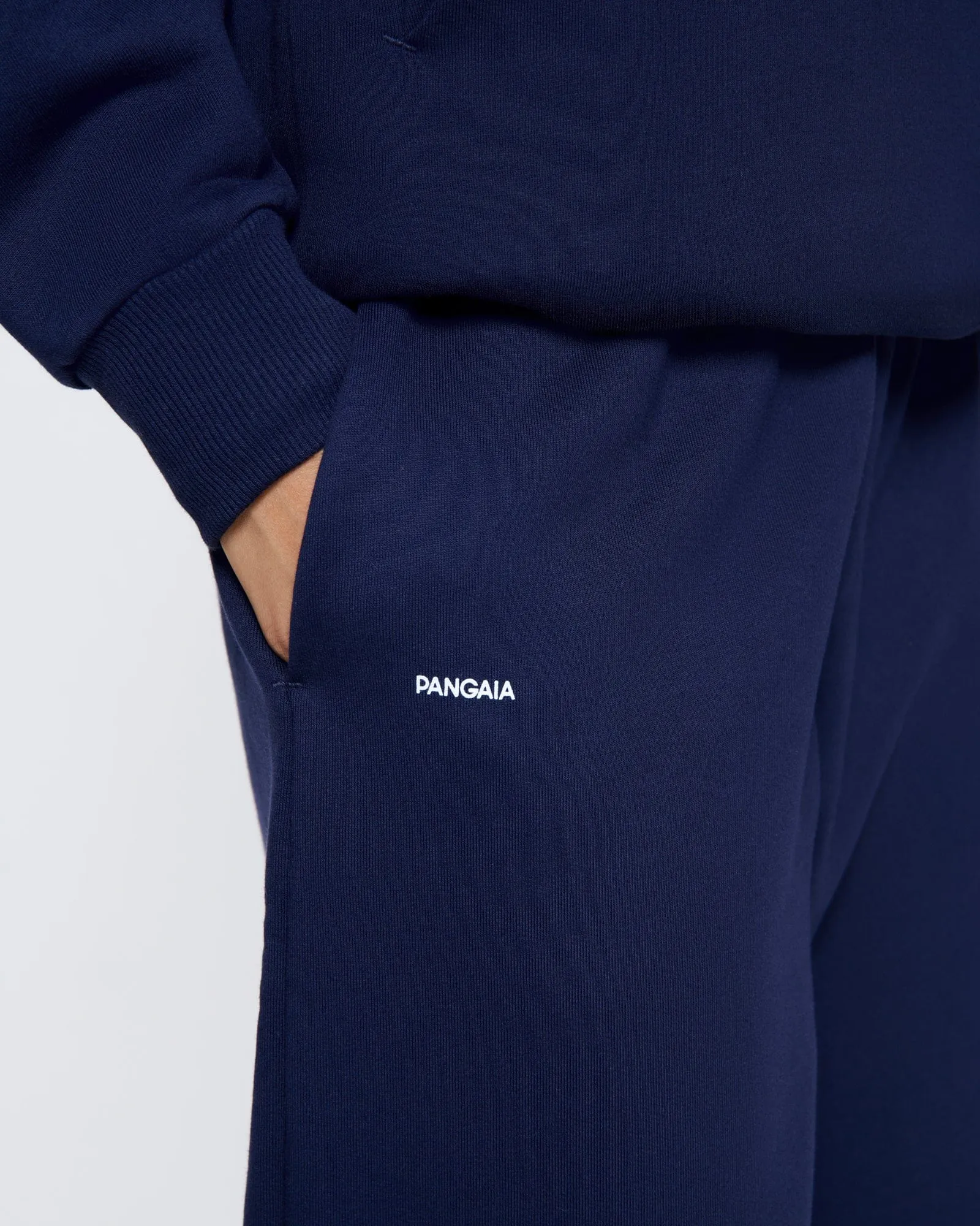 Archive Womens DNA Barrel-Leg Track Pants—navy sold by Pangaia product image thumbnail 4