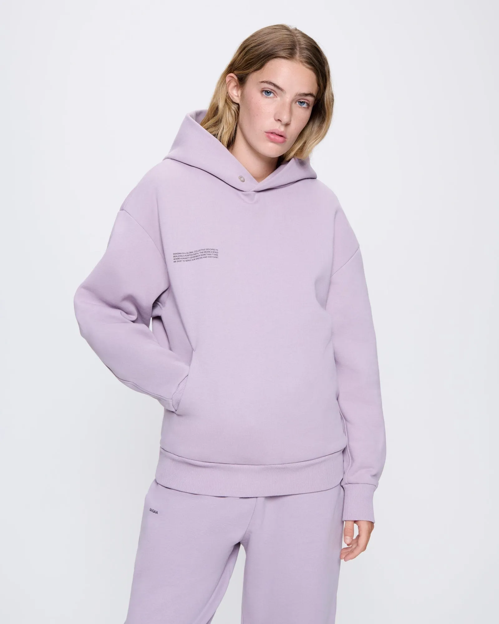 Womens DNA Hoodie—raisin purple sold by Pangaia