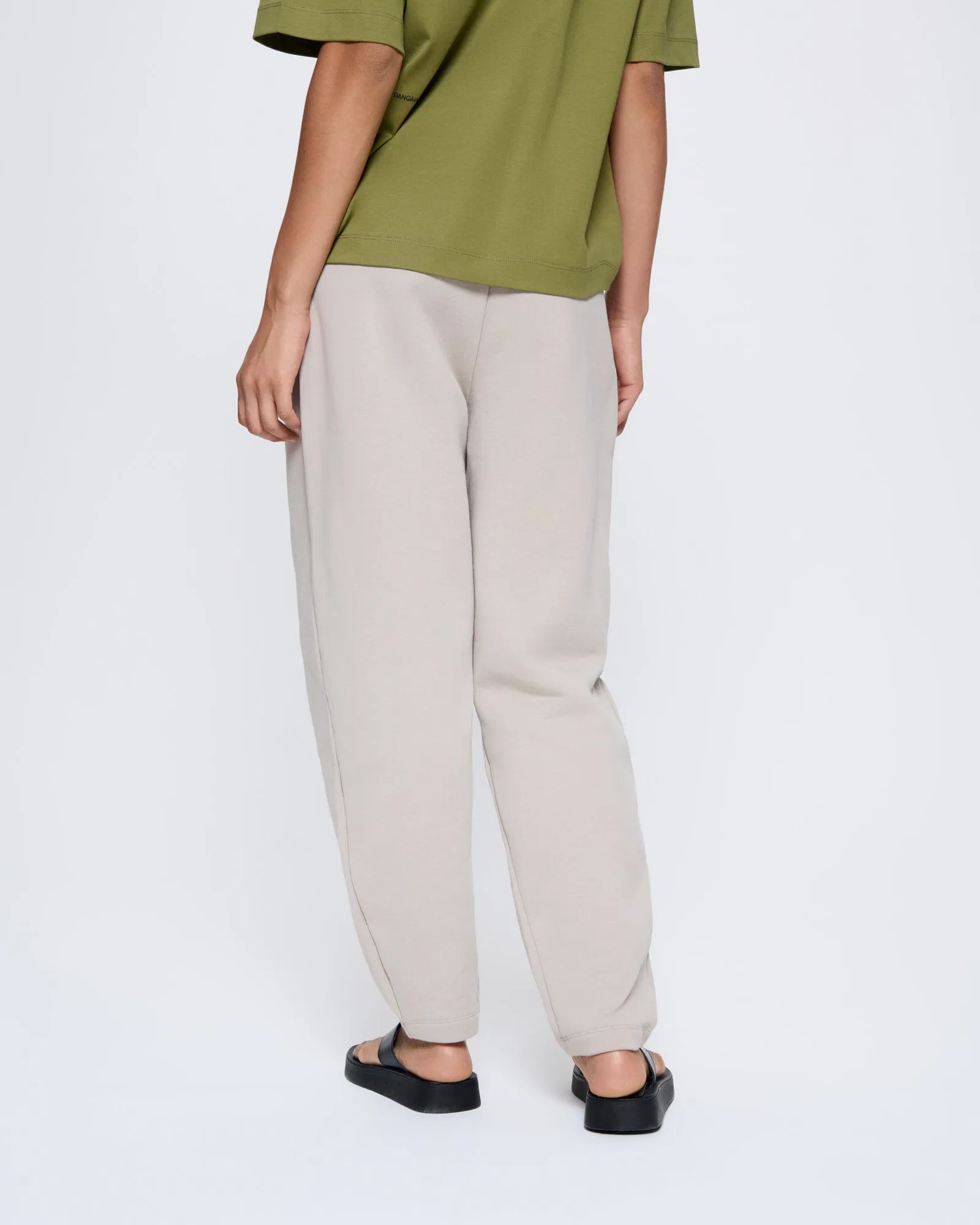 Womens DNA Barrel-Leg Track Pants—stone sold by Pangaia product image thumbnail 5