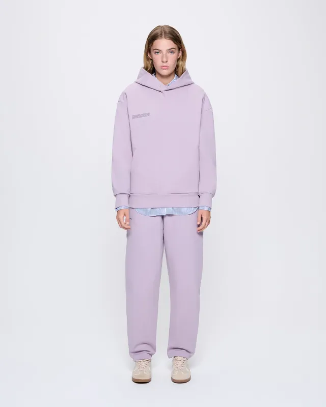 Womens DNA Barrel-Leg Track Pants—raisin purple sold by Pangaia