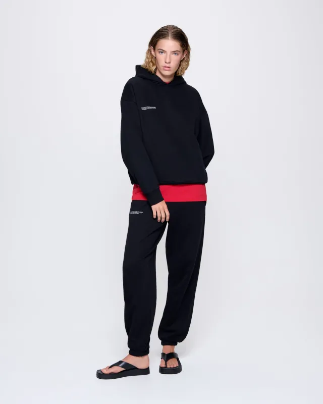 Womens 365 Midweight Track Pants—black sold by Pangaia