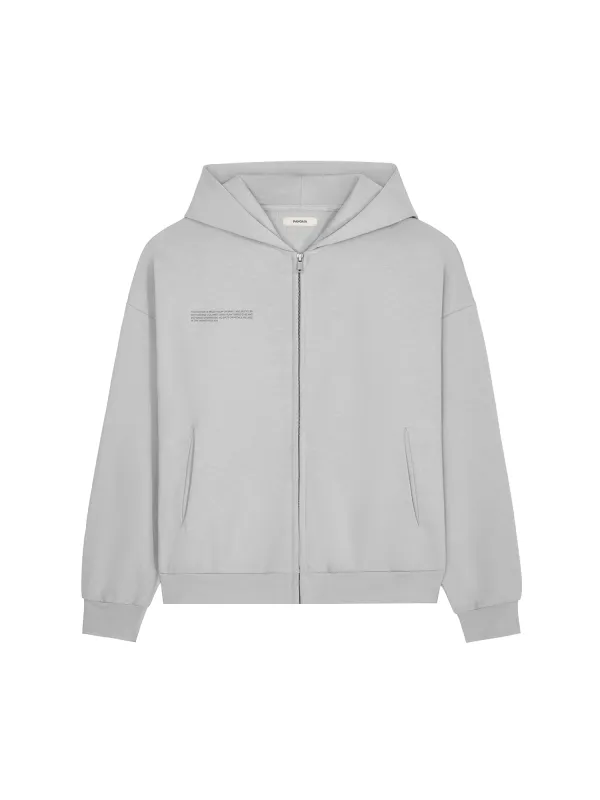 Womens Natural Dye Oversized Hoodie—midnight fog grey sold by Pangaia