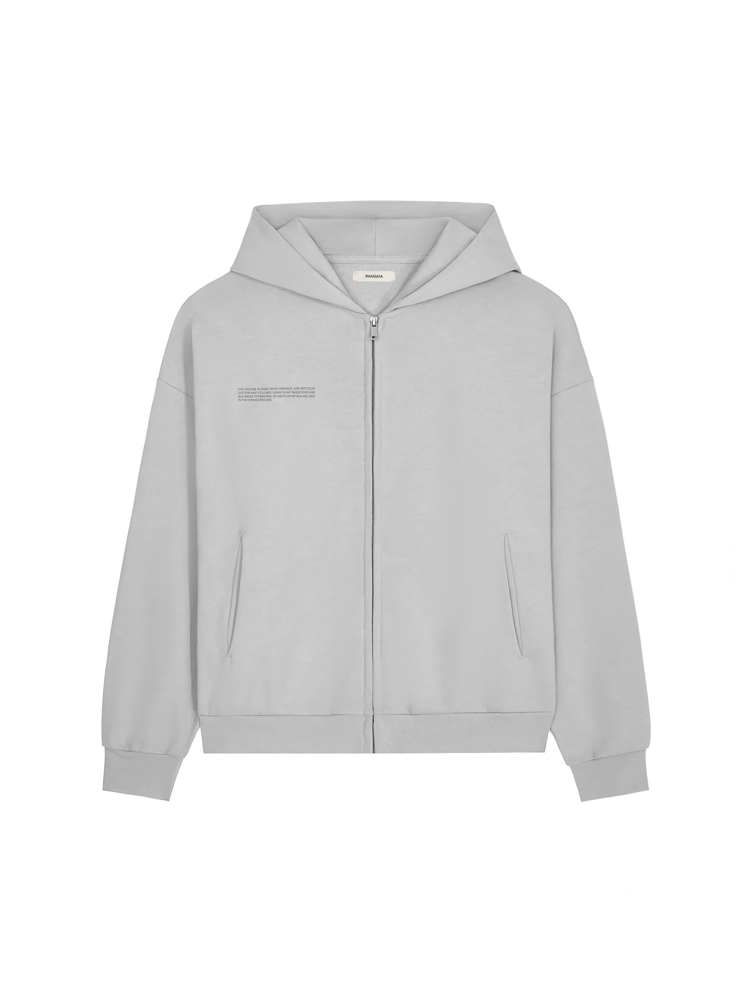 Womens Natural Dye Oversized Hoodie—midnight fog grey sold by Pangaia