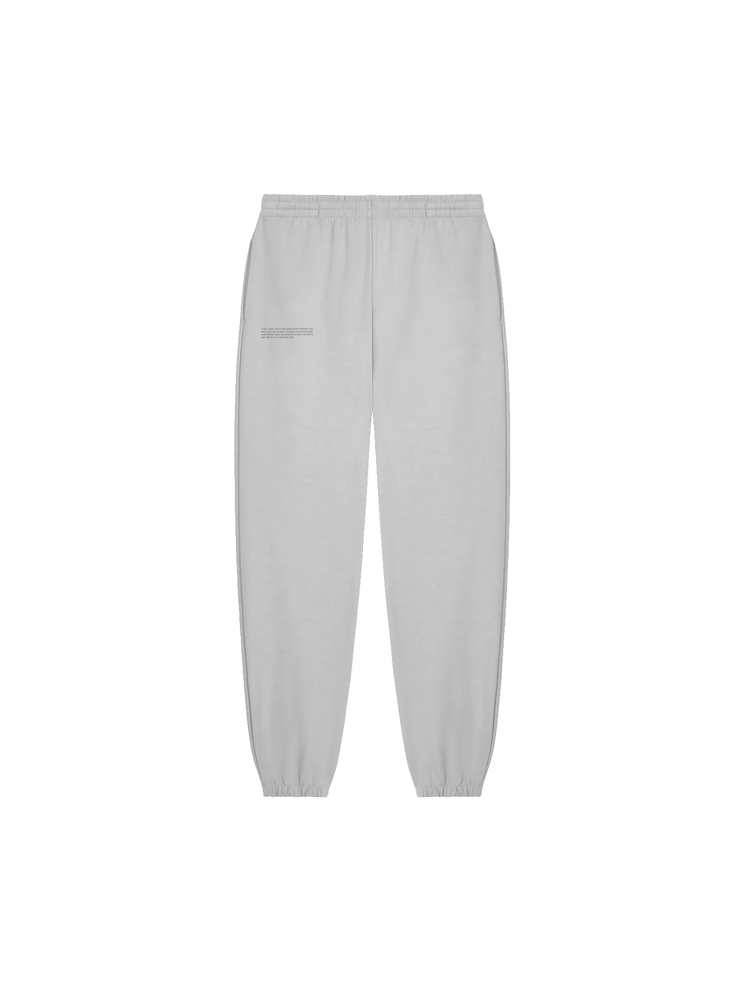 Womens Natural Dye Track Pants—midnight fog grey sold by Pangaia