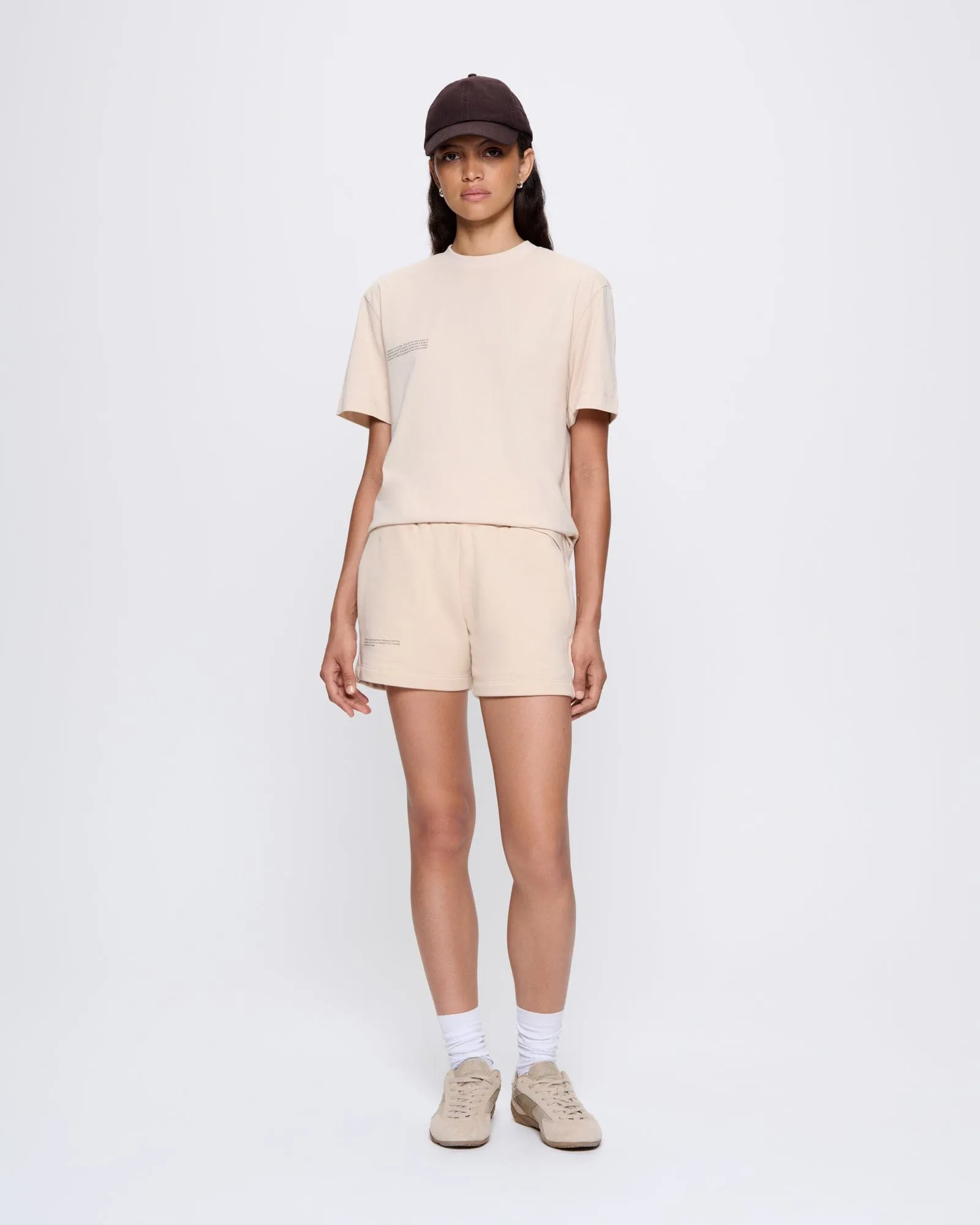 Womens 365 Midweight T-shirt—sand sold by Pangaia product image thumbnail 3