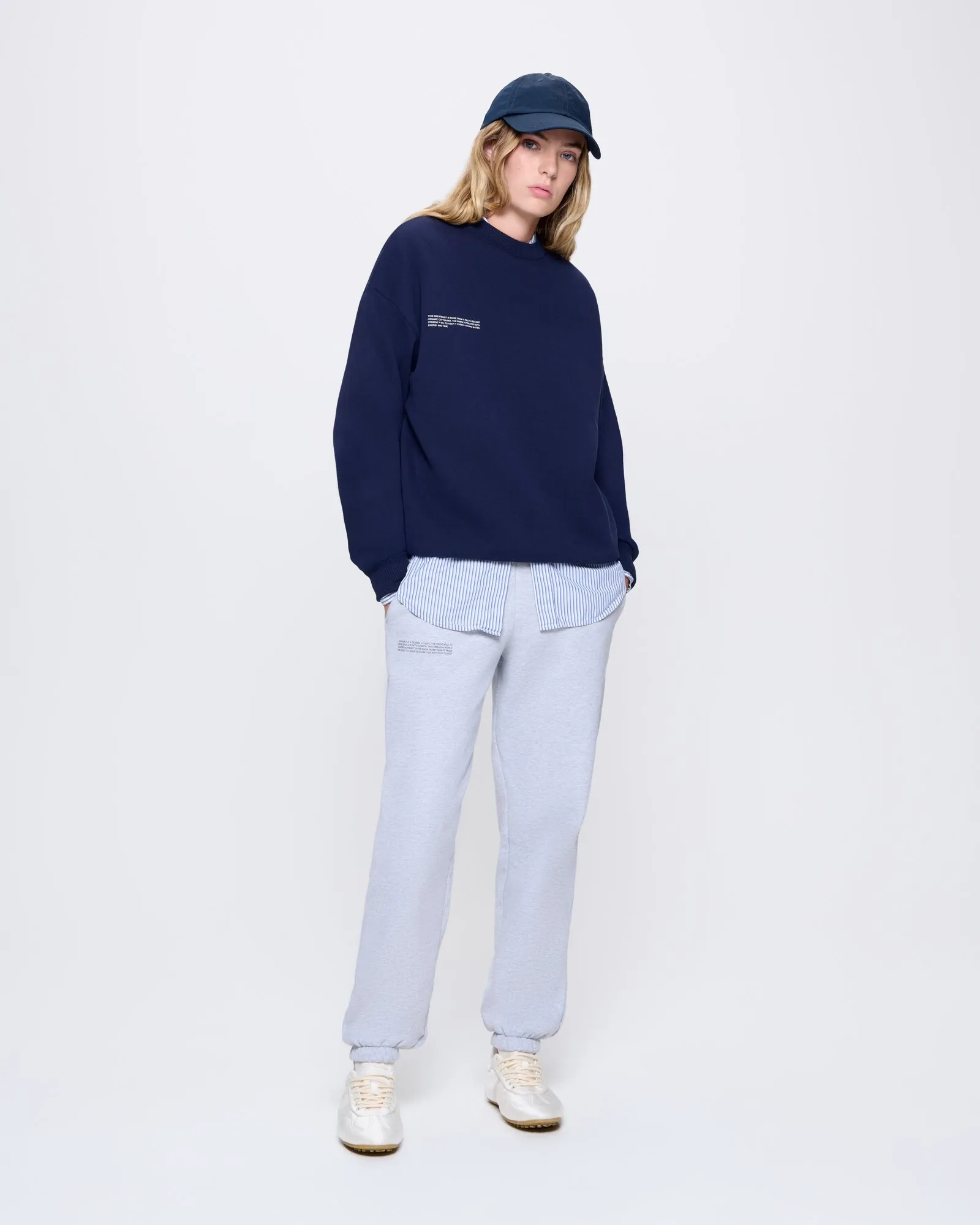Womens 365 Heavyweight Sweatshirt—navy sold by Pangaia product image thumbnail 3