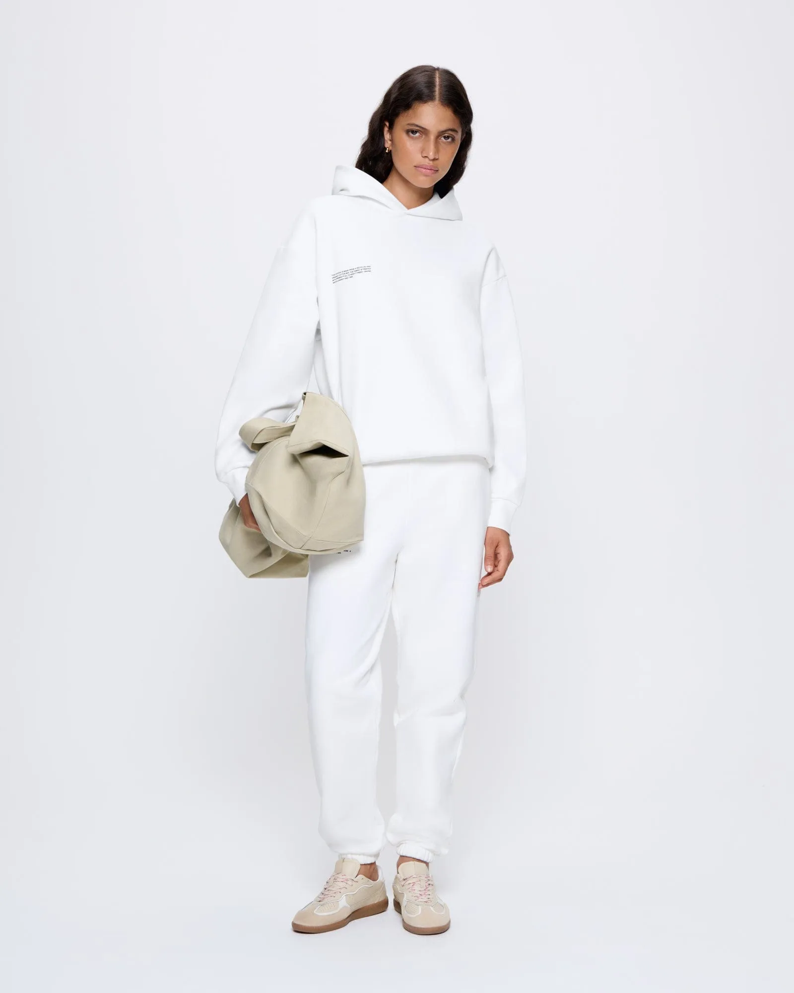 Womens 365 Heavyweight Track Pants—off-white sold by Pangaia