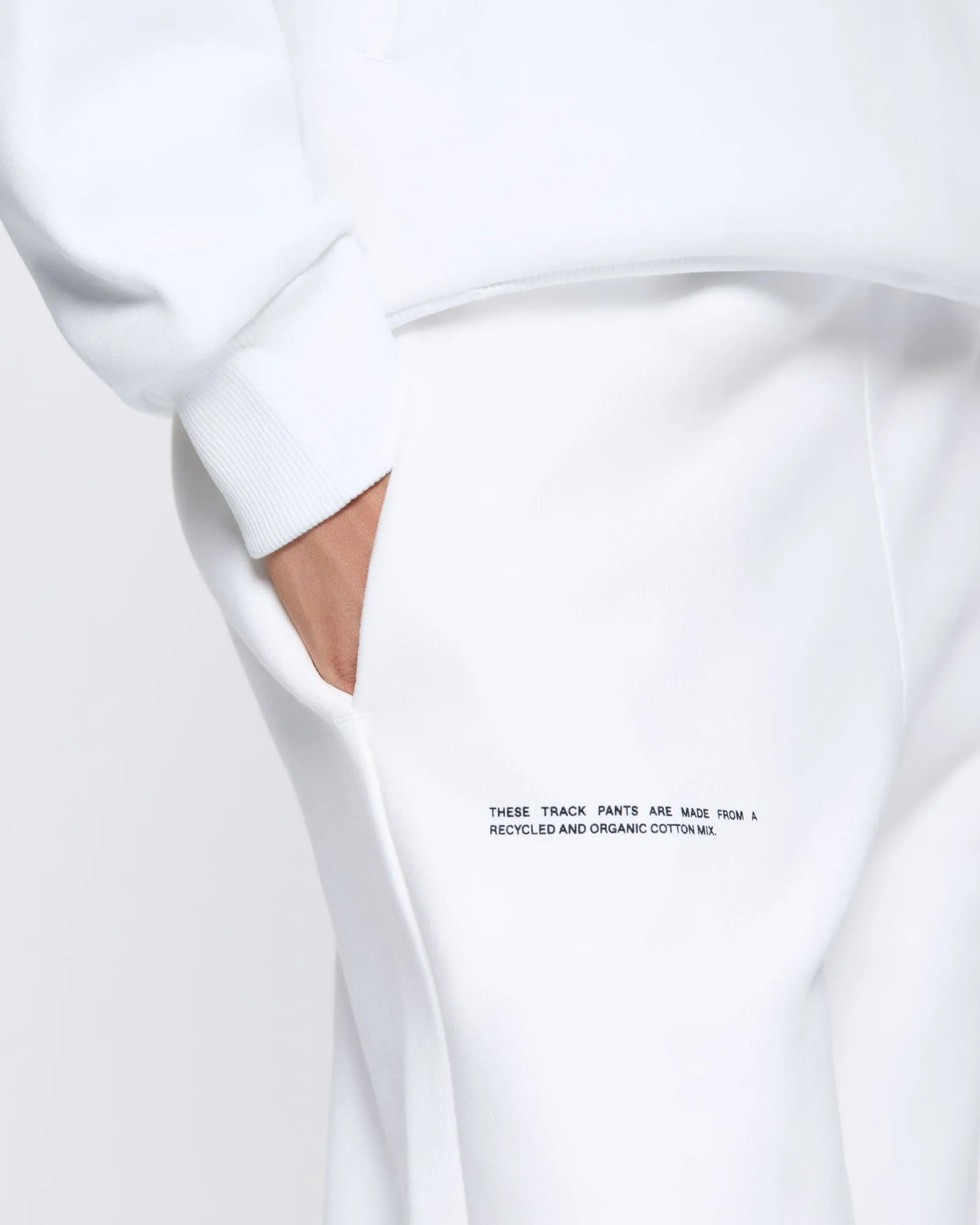 Womens 365 Heavyweight Track Pants—off-white sold by Pangaia product image thumbnail 4