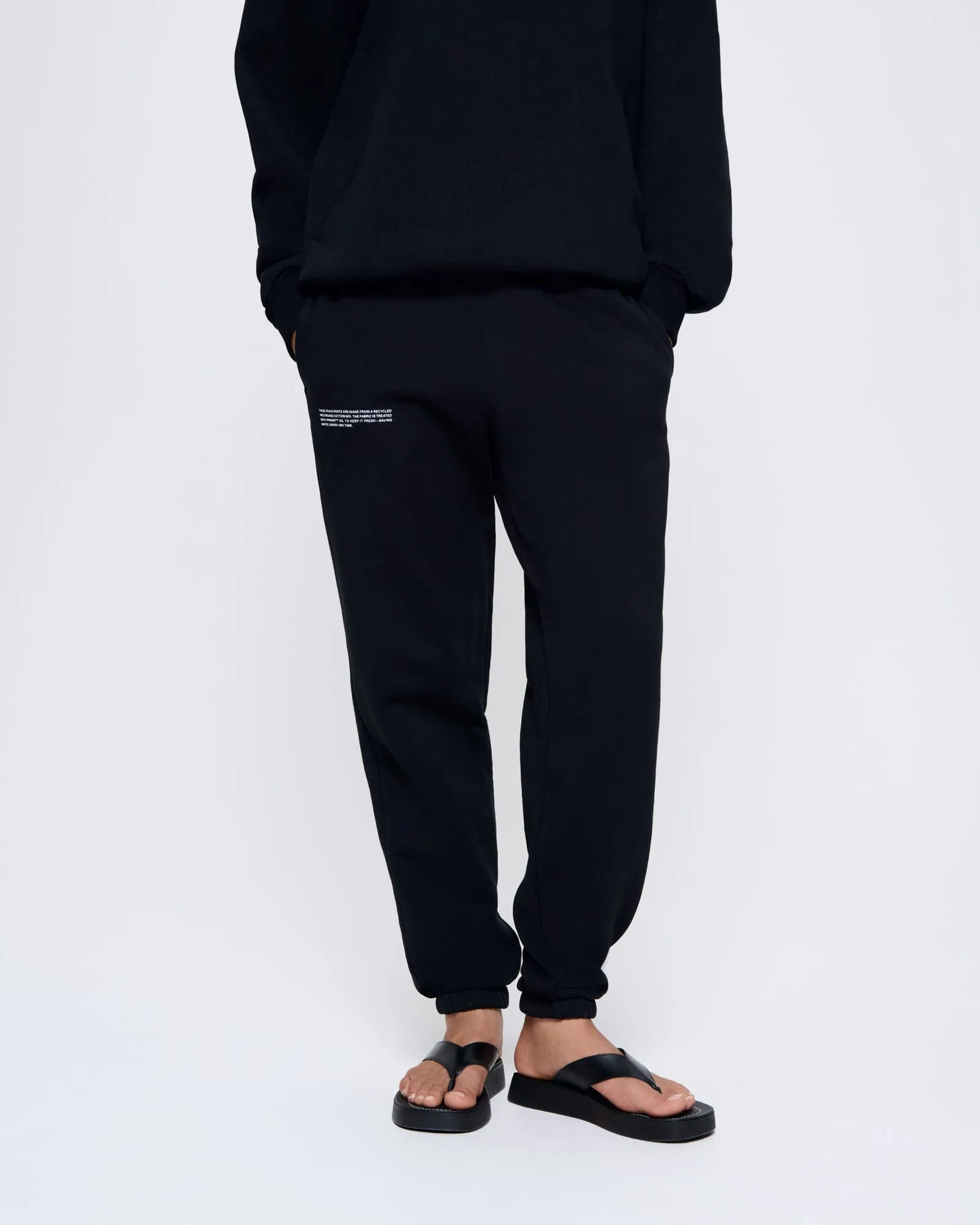 Womens 365 Heavyweight Track Pants—black sold by Pangaia product image thumbnail 4