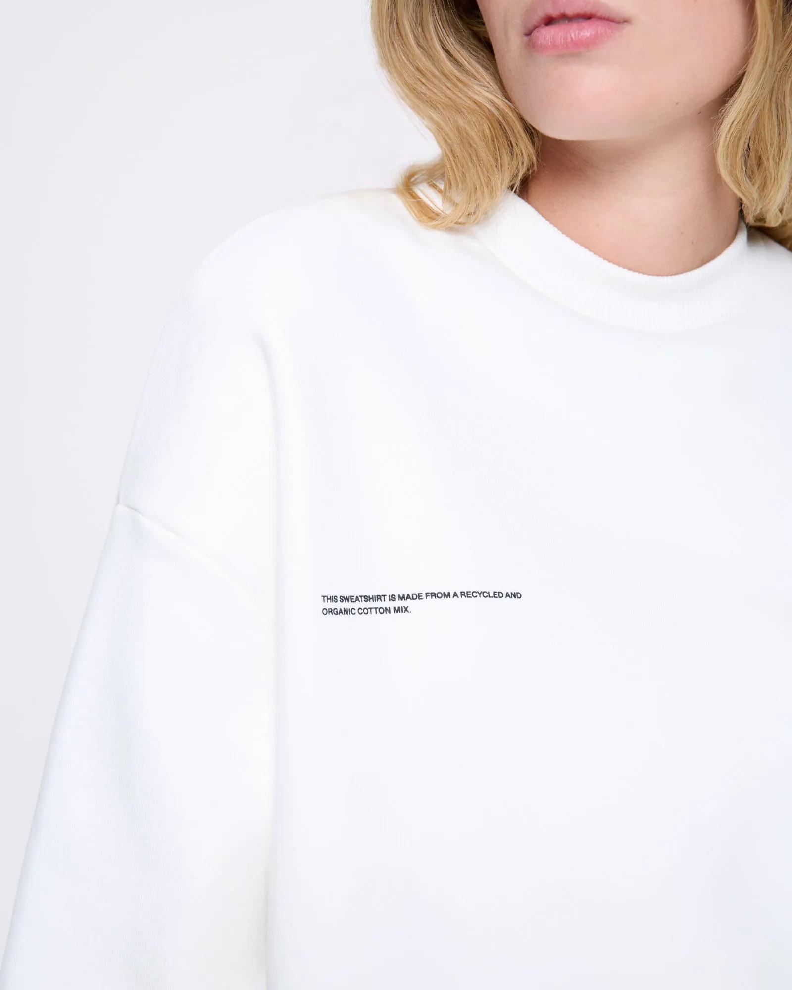 Womens 365 Heavyweight Sweatshirt—off-white sold by Pangaia product image thumbnail 4