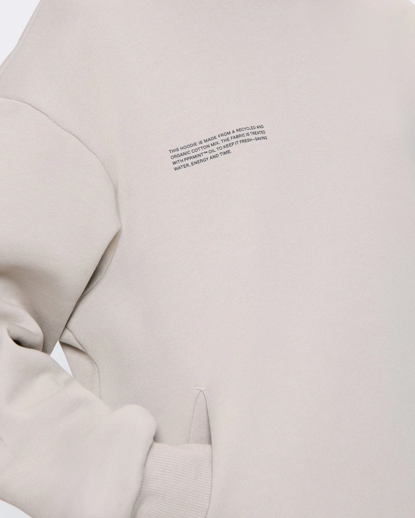 Womens 365 Heavyweight Hoodie—stone sold by Pangaia product image thumbnail 4