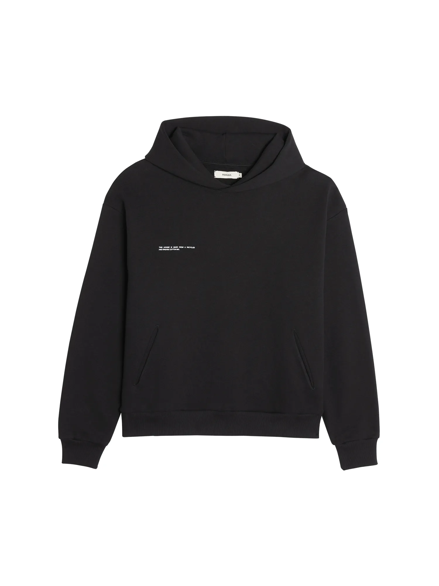 Womens 365 Heavyweight Hoodie—black sold by Pangaia product image thumbnail 2