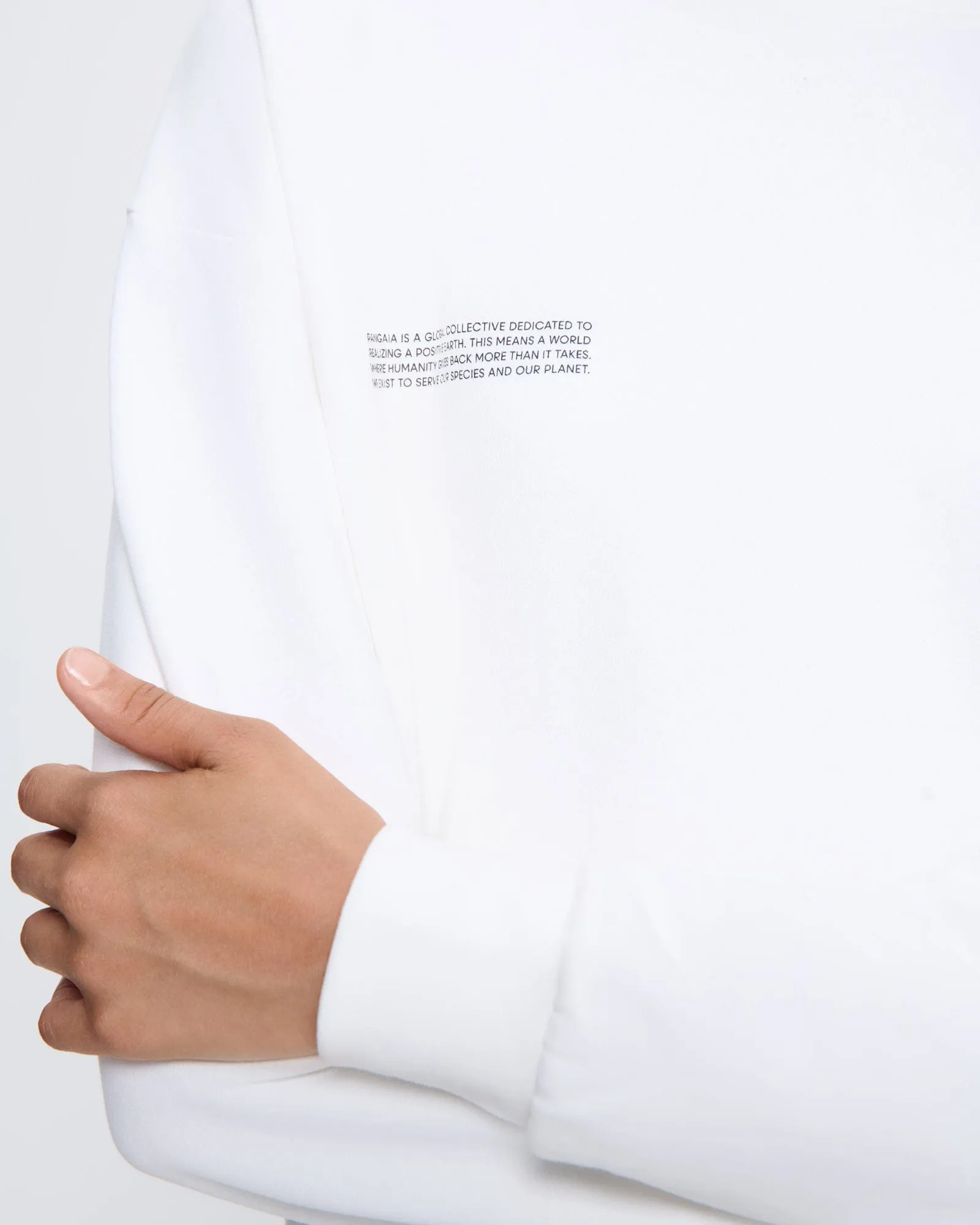 Womens 365 Midweight Sweatshirt—off-white sold by Pangaia product image thumbnail 4