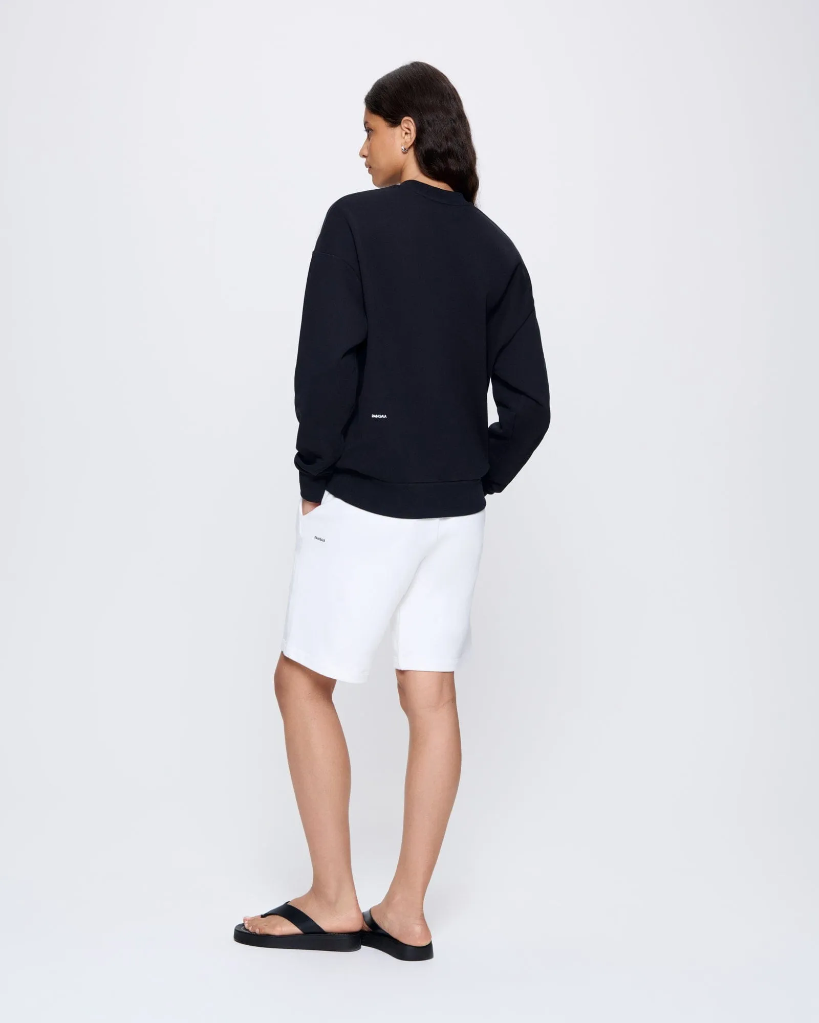 Womens 365 Midweight Sweatshirt—black sold by Pangaia product image thumbnail 5