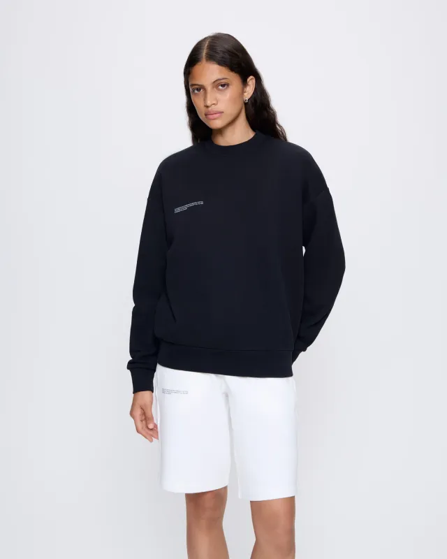 Womens 365 Midweight Sweatshirt—black sold by Pangaia
