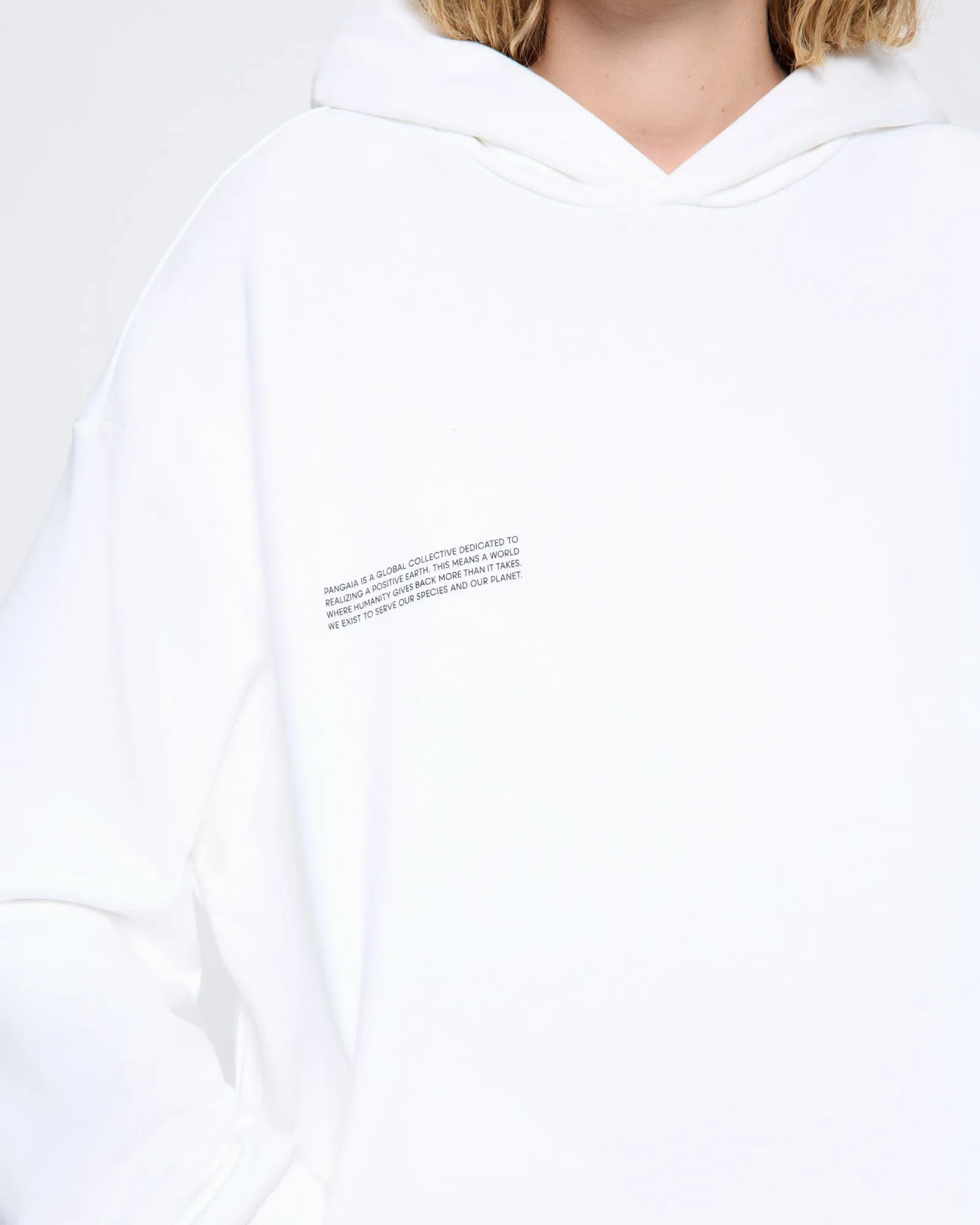 Womens 365 Midweight Hoodie—off-white sold by Pangaia product image thumbnail 4