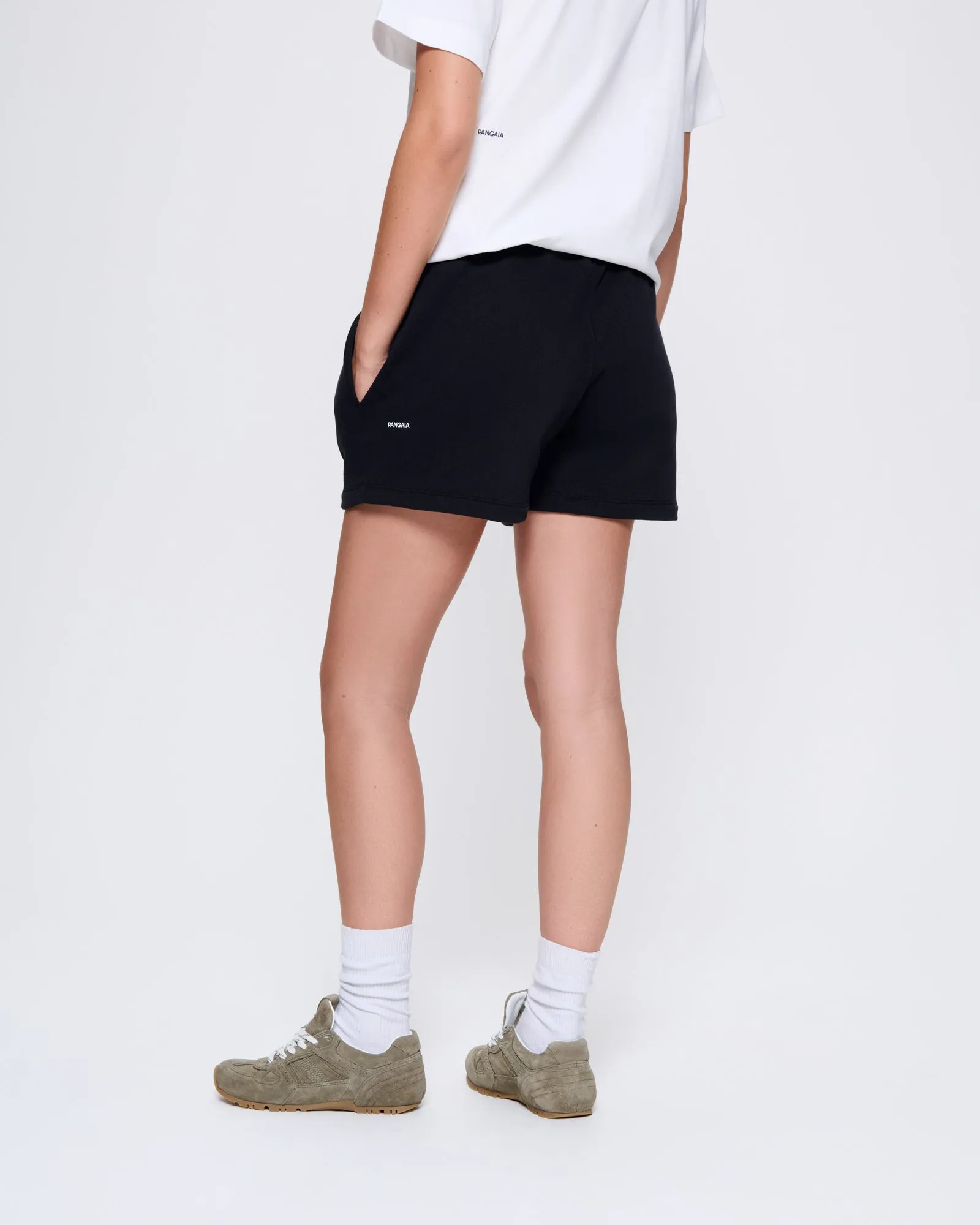 Womens 365 Midweight Shorts—black sold by Pangaia product image thumbnail 5