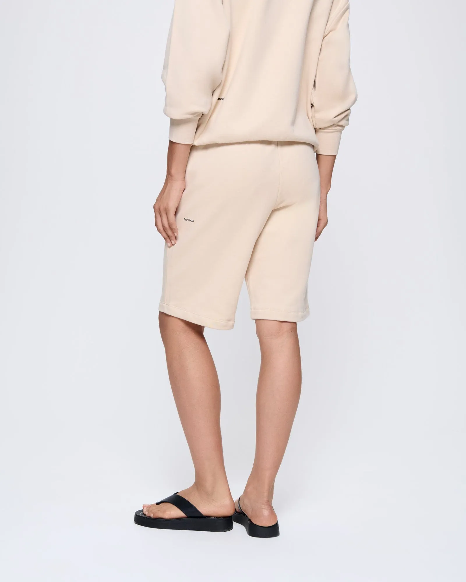 Womens 365 Midweight Long Shorts—sand sold by Pangaia product image thumbnail 5