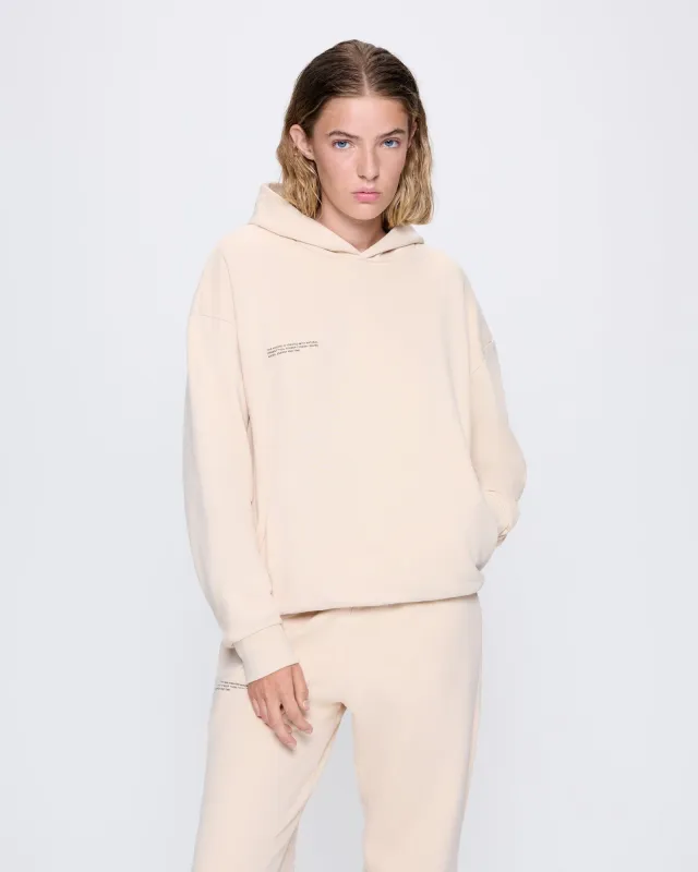 Womens 365 Midweight Hoodie—sand sold by Pangaia