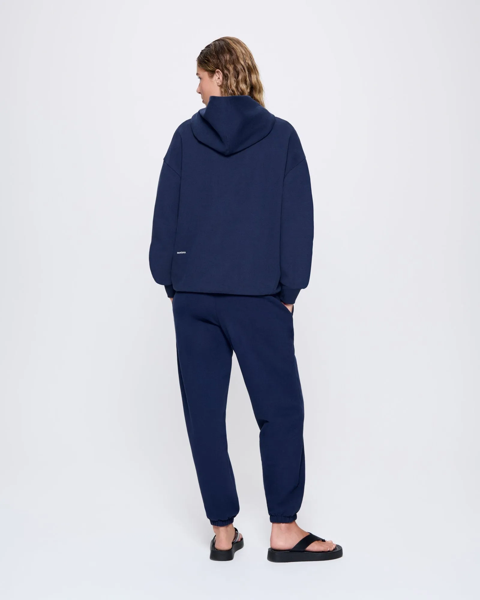 Womens 365 Midweight Hoodie—navy sold by Pangaia product image thumbnail 5
