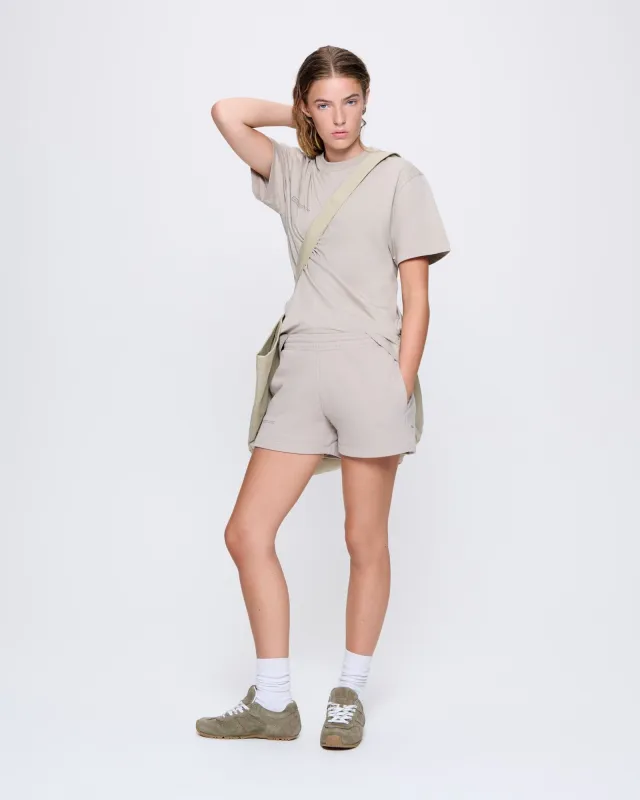 Womens 365 Midweight Shorts—stone sold by Pangaia