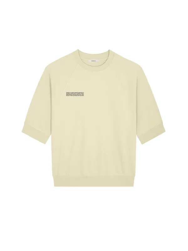 Sale Womens DNA Double Jersey Short Sleeve Top—maitake beige sold by Pangaia