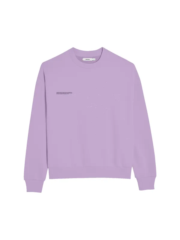 Mens 365 Midweight Sweatshirt—orchid purple sold by Pangaia