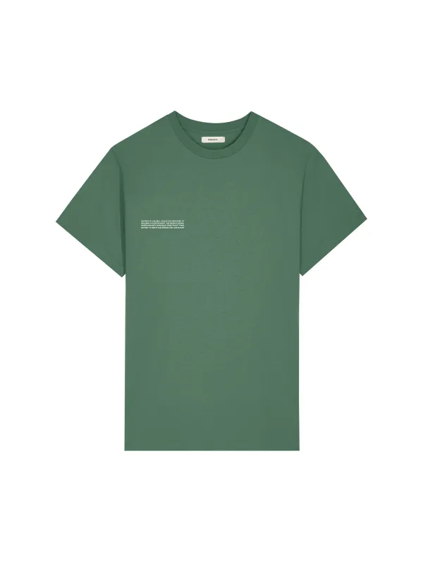 Mens 365 Midweight T-shirt—forest green sold by Pangaia