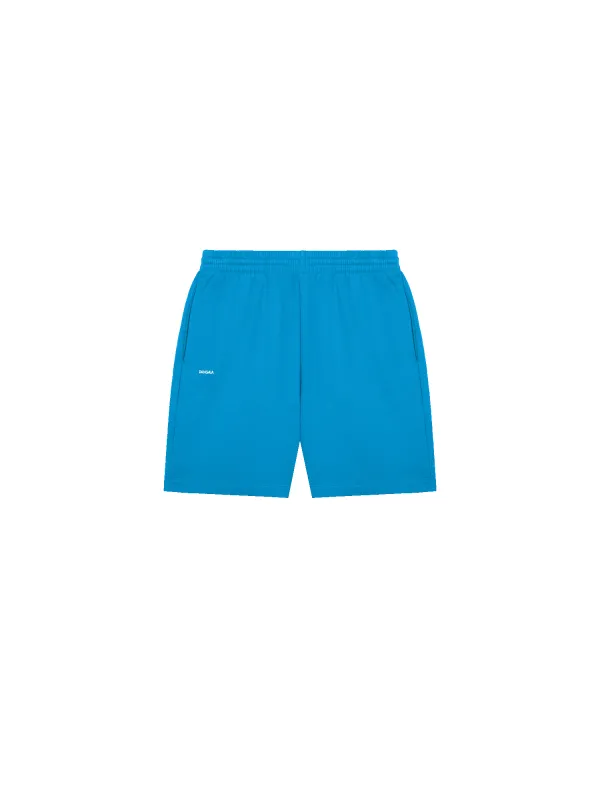 Mens 365 Midweight Mid Length shorts—geyser blue sold by Pangaia