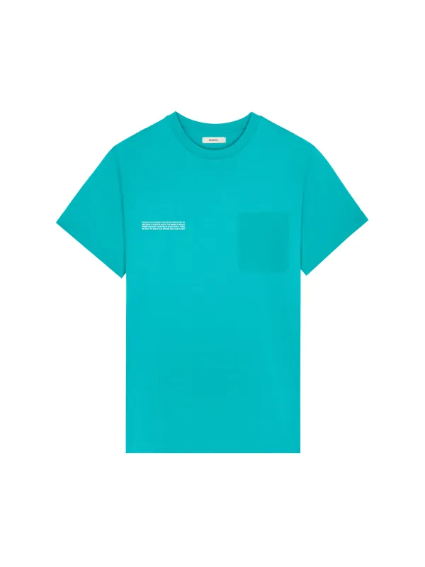Archive Mens 365 Lightweight Pocket T-Shirt—Ocean Turquoise sold by Pangaia