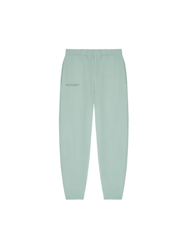 Womens DNA Barrel-Leg Track Pants—eucalyptus blue sold by Pangaia