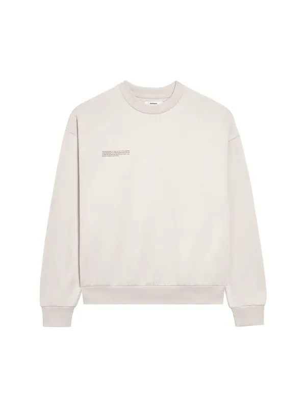 Mens In Conversion Cotton Sweatshirt—cotton white sold by Pangaia