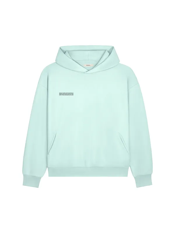 Mens 365 Midweight Hoodie—reflect blue sold by Pangaia