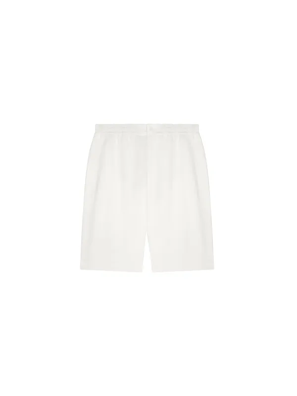 Mens Aloe Linen Long Shorts—off-white sold by Pangaia