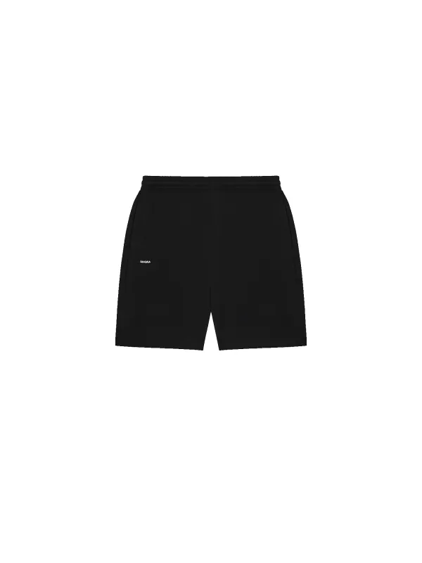 Mens 365 Midweight Mid length Shorts—twilight black made by Pangaia