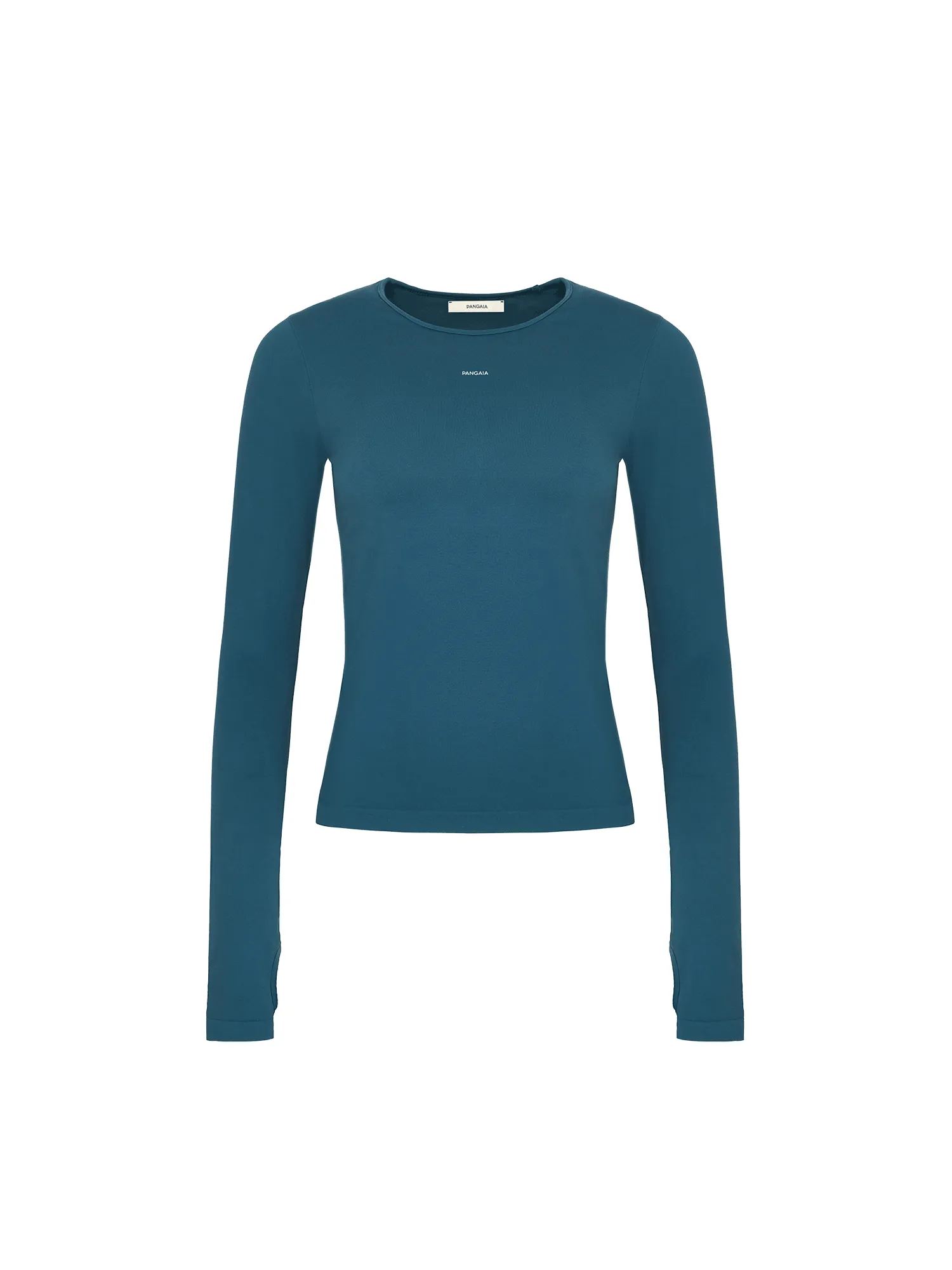 Archive Womens Plant-Stretch Long Sleeve Top—storm blue sold by Pangaia