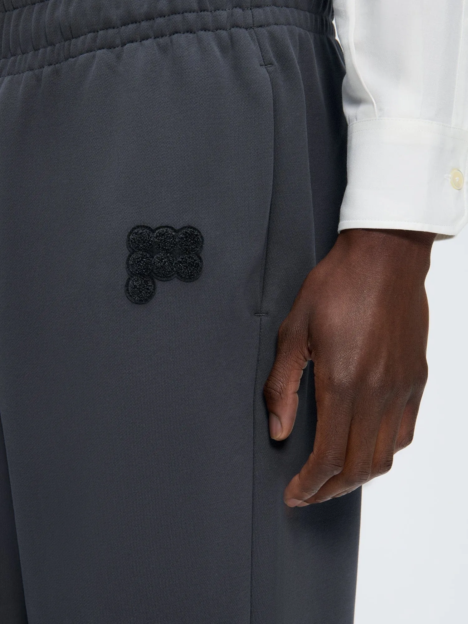 Mens Track Pants—Smoked Black sold by Pangaia product image thumbnail 4