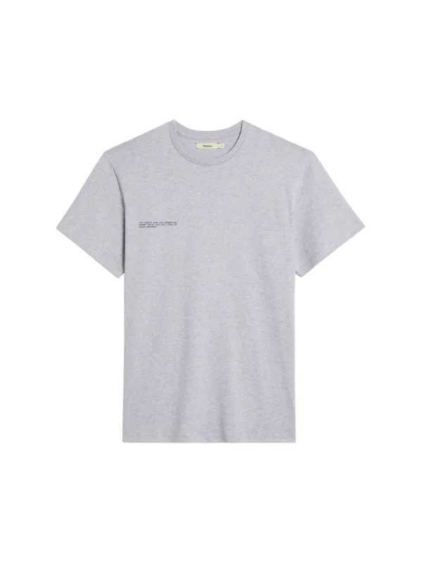 Womens 365 Midweight T-shirt—grey marl sold by Pangaia