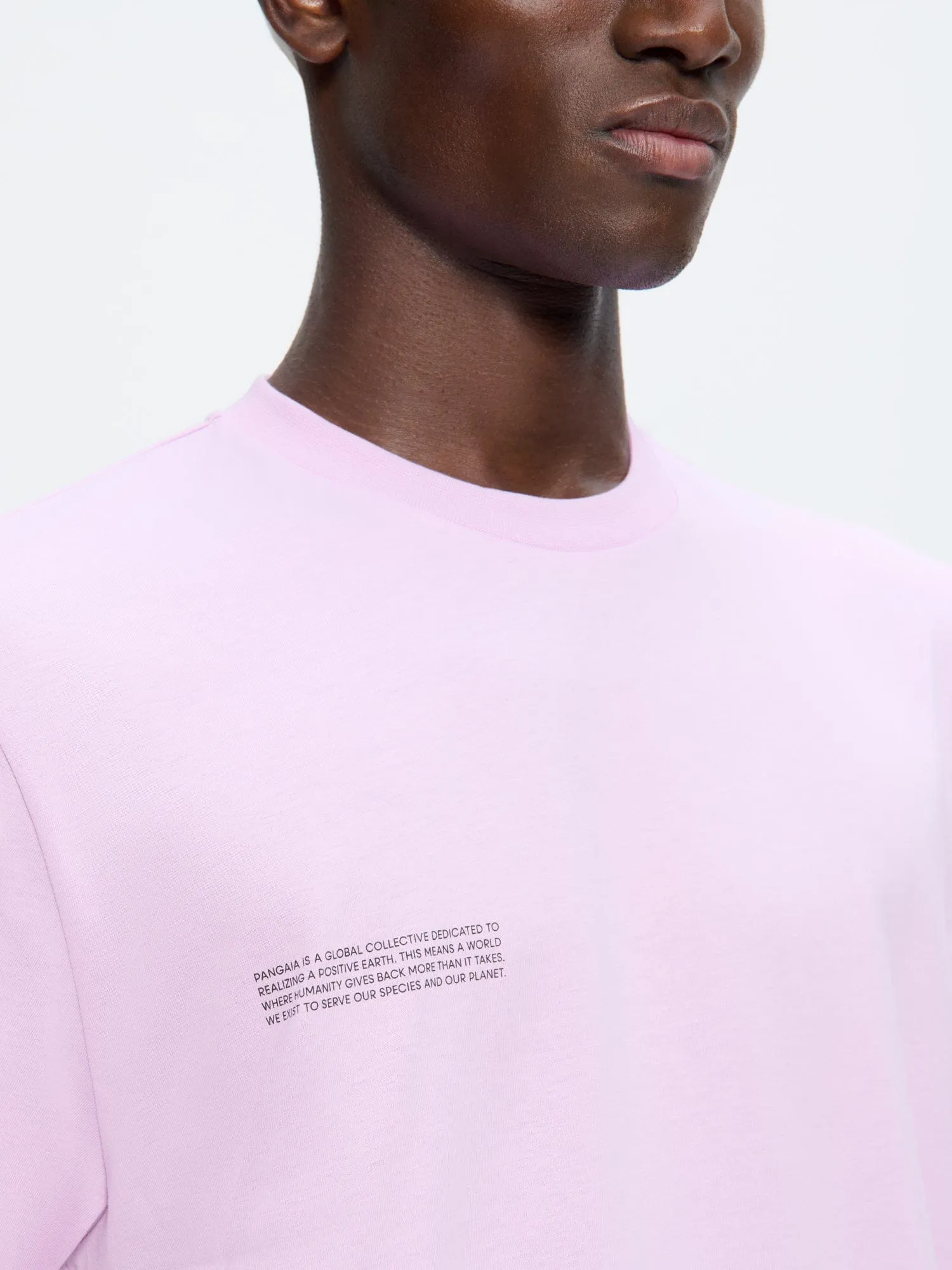 Mens 365 Midweight T-shirt—Crocus Purple sold by Pangaia product image thumbnail 4