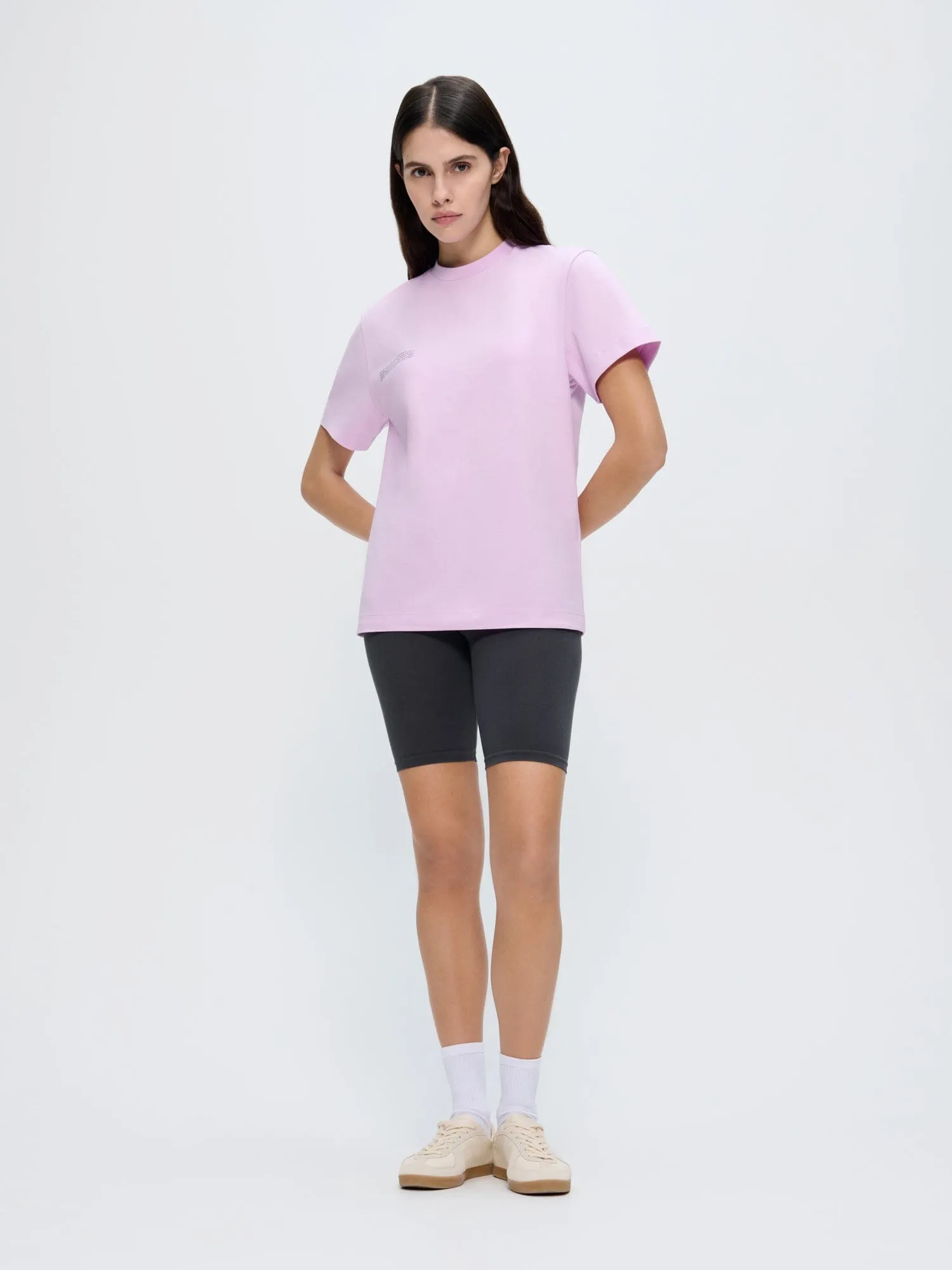 Womens 365 Midweight T-shirt—Crocus Purple sold by Pangaia product image thumbnail 3
