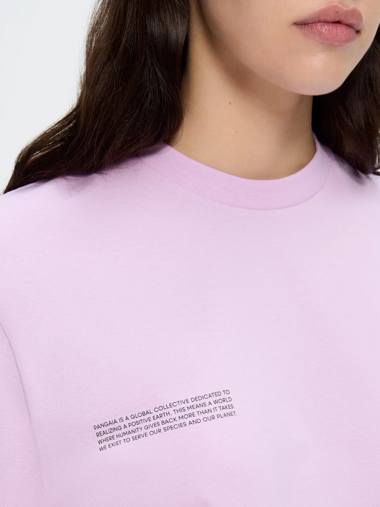 Womens 365 Midweight T-shirt—Crocus Purple sold by Pangaia product image thumbnail 4