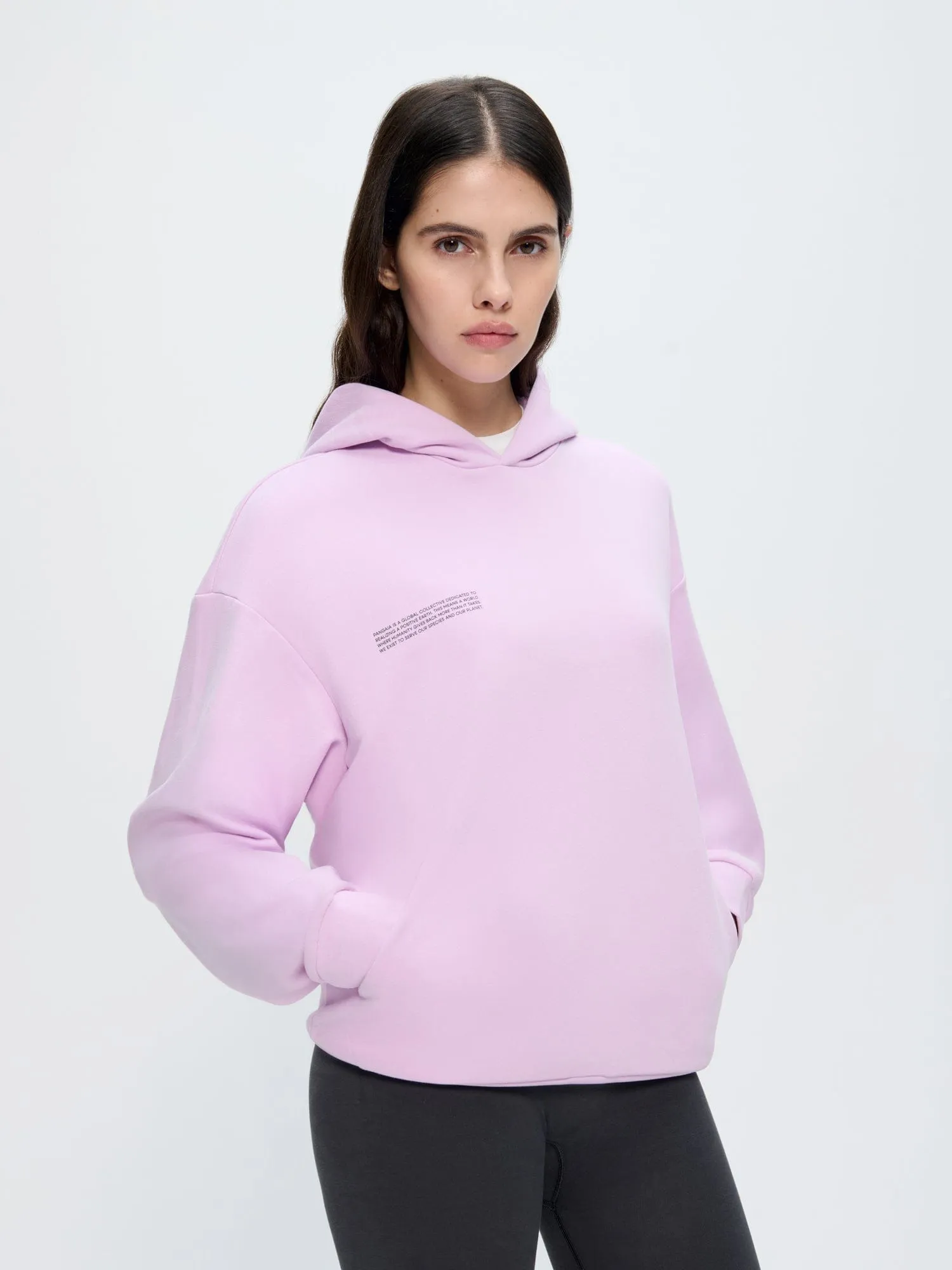 Womens 365 Midweight Hoodie—Crocus Purple sold by Pangaia