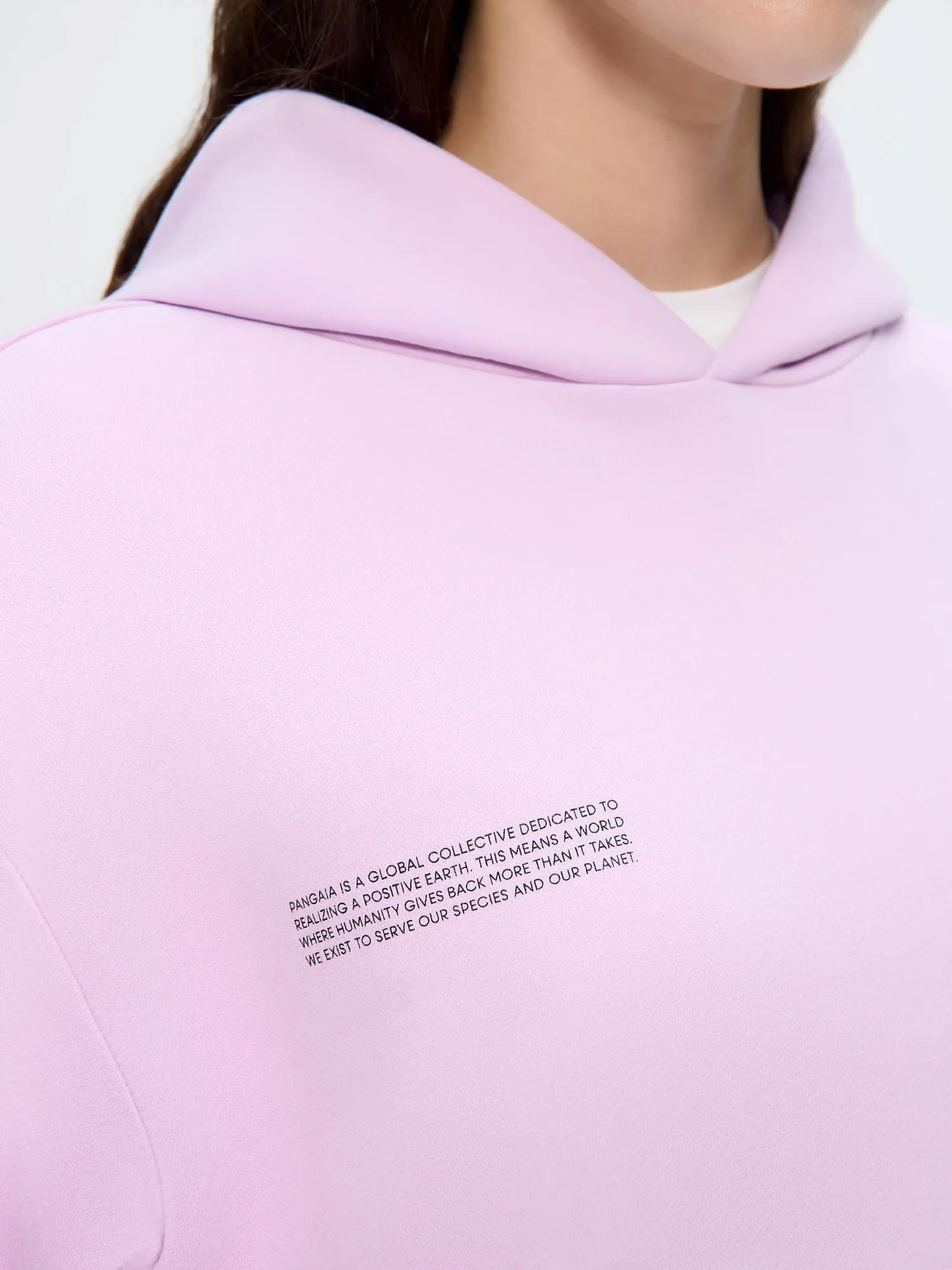 Womens 365 Midweight Hoodie—Crocus Purple sold by Pangaia product image thumbnail 4